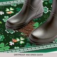 thumbnail image 4 of Green, Door Mat&nbsp;Indoor Outdoor Entrance, Non Slip Rug for Kitchen Bathroom Entryway Rug, St. Patrick's Day Shamrock Spring Checkered Washable Doormat Floor Mat for Office Home Decor 24x36 Inch, 4 of 8