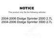 thumbnail image 2 of Mpulse Disc Brake Pads Wear Sensor SEN-2BWS0165 for Car 2004-2006 Dodge Sprinter 2500 3500 2.7L, 2 of 2