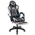 thumbnail image 6 of Gaming Chair with Bluetooth Speaker, Ergonomic Massage Racing Chair with RGB Lights, Footrest and Lumbar Support, High Back Office Chair,  Heavy Duty Design Gaming Computer Chair, 6 of 8