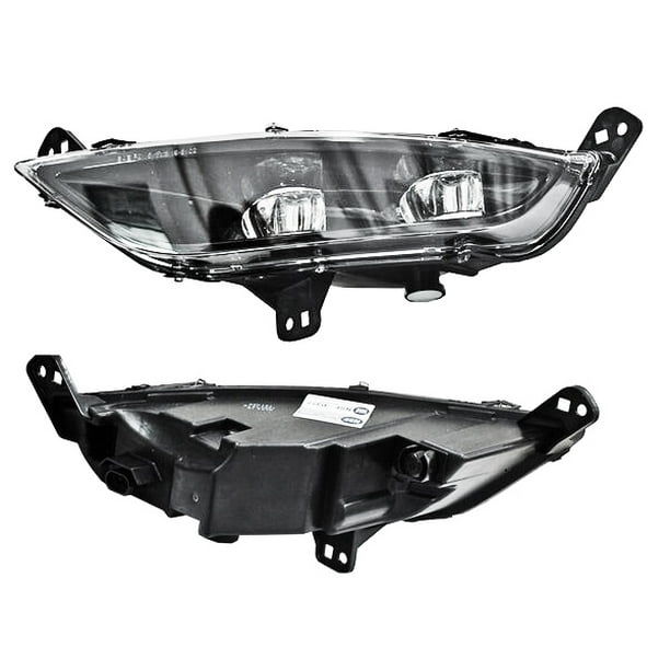 FARO PARA NIEBLA color negro - Compatible con Chrysler 200 2015 - 2016 Pasajero GEN Genérica .