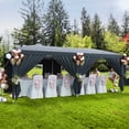 thumbnail image 4 of Yeshouse Carpa plegable de 3 x 6 m con ventanas de polietileno, bolsa con ruedas, paredes laterales extraíbles, refugio impermeable para fiestas, jardines, eventos y bodas, 4 of 10