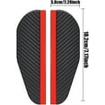 thumbnail image 2 of par de tapas protectoras para espejo retrovisor lateral de coche, de fibra de carbono, universales, para lluvia y humo, 2 of 5