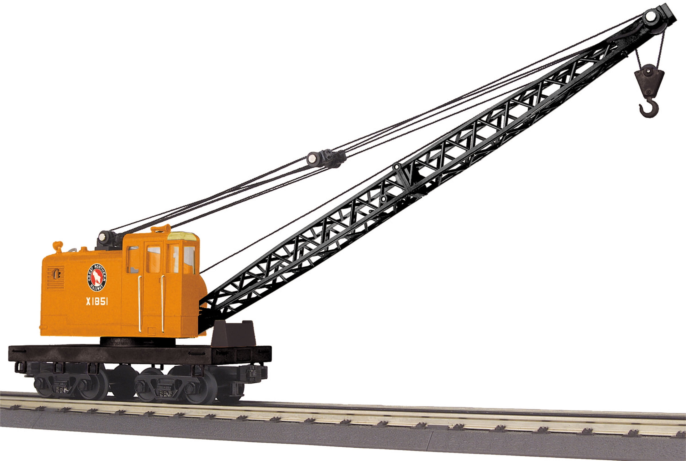 MTH 3079520 O Great Northern RailKing American Crane Car