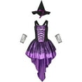 thumbnail image 3 of 2025 Halloween Witch Costume Women, Sexy Witch Costumes for Women Halloween Fancy Dress Witch Dress Sexy Halloween Costume Woman Purple XL, 3 of 7