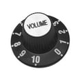 thumbnail image 3 of TISHITA Electric Guitar Control Knob Black Easy Installation Bass Guitar Accessories Volume, 3 of 8