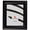 Black, variant on Craig Frames Vintage Revival, 4x10 inch Picture Frame, Brushed Silver