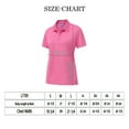 thumbnail image 2 of Zfeel High Performance Pure Dry Polo T-Shirt for Women, Pink Collared Tee 3-Pack Casual Shirt, M, 2 of 5