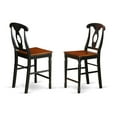 thumbnail image 5 of East West Furniture Sudbury 3-piece Dining Table and Napolian Stools in Cherry, 5 of 9