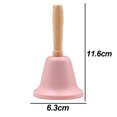 thumbnail image 2 of Loud Hand Call Bell with Wooden Handle，Christmas Jingle Bells, 2 of 5