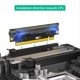 thumbnail image 5 of Tarjeta Vertical PCI-E 16X 3.0 de 90 Grados Invertida Macho una Hembra para Servidor 2U (DireccióN de InstalacióN Hacia la CPU), 5 of 5