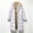 White, variant on FSYBOA Men's Hooded Puffer Coat, Warm Long Length Thick Fleece Lined Winter Outerwear Coat Navy Size 3XL
