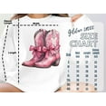 thumbnail image 7 of Women's Pink Cowboy Boots Western Coquette Sweatshirt, 7 of 7