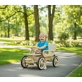 thumbnail image 4 of Toytexx Wooden Pedal Go-Kart for Kids – Telescopic Adjustable Ride-On Car with Steering Wheel, 4 of 5