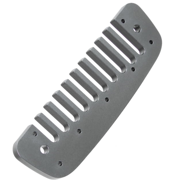 Aluminum Alloy Harmonica Part, High Strength Comb Harmonica Part Practical For Kids For Beginner For Harmonica Golden,Rose Red,Gray