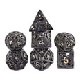 thumbnail image 2 of Juego poliédricos DND huecos de 7 piezas, da de entretenimiento de Bronce Zulema Dados polihédricos huecos, 2 of 8