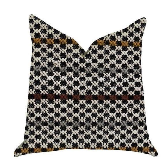 Poppy Chic Woven Luxury Throw Pillow in Multi Color, 20 x 30 in. Queen