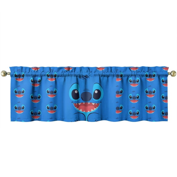 Cartoon Kitchen Curtains for Cartoon Lovers,Small Short Cafe Window Curtains Cartoon Movie Rod Pocket Bathroom Tier Window Treatment Drapes 54x18inch