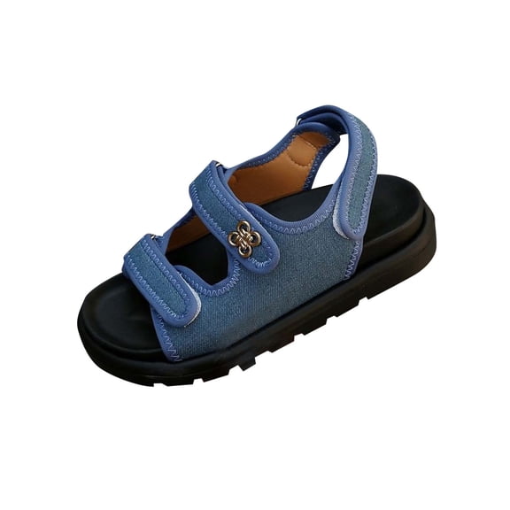 Women Adjustable Hook Ring Platform Sport Sandals Slides,Summer Outdoor Wedge Walking Hiking Sandal,Beach Casual Paltform Open Toe Athletic Sandal