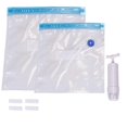 thumbnail image 2 of Sous Vide Bags 15 Pack Reusable, 1 Hand Pump,2 Size Sealed Bag,4 Clip, 2 of 5