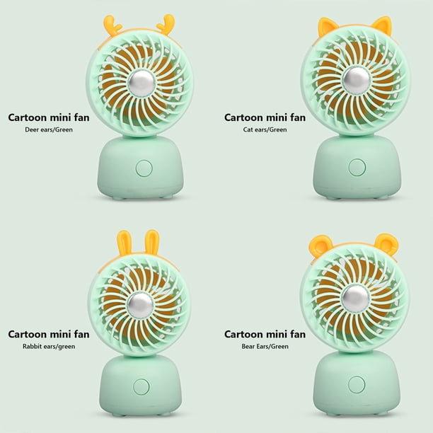 Cute Pet Ears Mini Fan USB Charging Desktop Mini Fan Portable Desktop Mini Fan