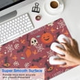 thumbnail image 4 of Long Mouse Pads for Desk,Halloween Happy Halloween Icons Desk Mats on Top Of Desks, Desk Mouse Pad Extra Large with 3mm Non-Slip Base and Stitched Edge for Gaming,Office,Work,Home 35.4x15.7in, 4 of 5