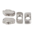 thumbnail image 4 of T Spring Nut, Silver European Standard Aluminum Slot Carbon Steel, Spring Ball T Nuts, Roll in Spring T Slot Nut,Spring Ball T Nuts, 4 of 6
