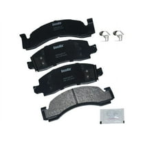 Brake Pad Set - Compatible with 1999 - 2007 Workhorse Custom Chassis P32 2000 2001 2002 2003 2004 2005 2006