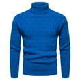 thumbnail image 2 of IROINNID Men's Sweater Round Neck Long Sleeve Jumper Mid-Length Solid Color Warm Pullover Autumn And Winter Sweater Bottom Sweater, 2 of 8