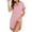 Red2, variant on ZJXFGS Nightgowns for Women Button Down Sleepshirt Nightdress For Women Short Sleeve Nightgown Womens Soft Sleepwear Pjs Black L