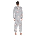 thumbnail image 7 of joogoo Axolotl Cherry Blossom Unisex Adults Onesies Pajamas Jumpsuits L, 7 of 7