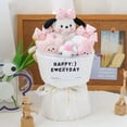 thumbnail image 2 of Sanrio Bow Knot Pochacco Plush Toy Dolls Bouquet Flower Cartoon Girls Creative Valentine's Day Graduation Birthday Gift, 2 of 25