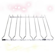 1-5 Rows Stainless Steel Under Cabinet Stemware Hanging Wine Glass Rack Holder Organizer with Screws Home Bar Decor Type: 2 Rows