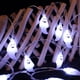 thumbnail image 3 of Cadena de luces fantasma de Acción de Gracias, luz colorida espeluznante, 6 m, 40 LED, funciona con pilas, para decoración de Halloween, guirnaldas para habitación (fantasma), 3 of 4