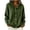 Army Green, variant on Cardigans for Women Hooded Button Front Knit Cardigan Long Sleeve Drawstring Sweater Coat With Pockets