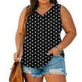 thumbnail image 5 of yillto Plus Size Tank Tops for Womens Baggy Basic Sleeveless Shirts Round Neck Casual Flowy Tees S-5XL, 5 of 7