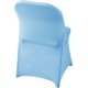 thumbnail image 2 of Party, Banquet, Holidays, Celebration Chair Covers, Folding Chair Covers, Universal Fitted Chair Slipcovers for Wedding, sky blue, 2 of 5