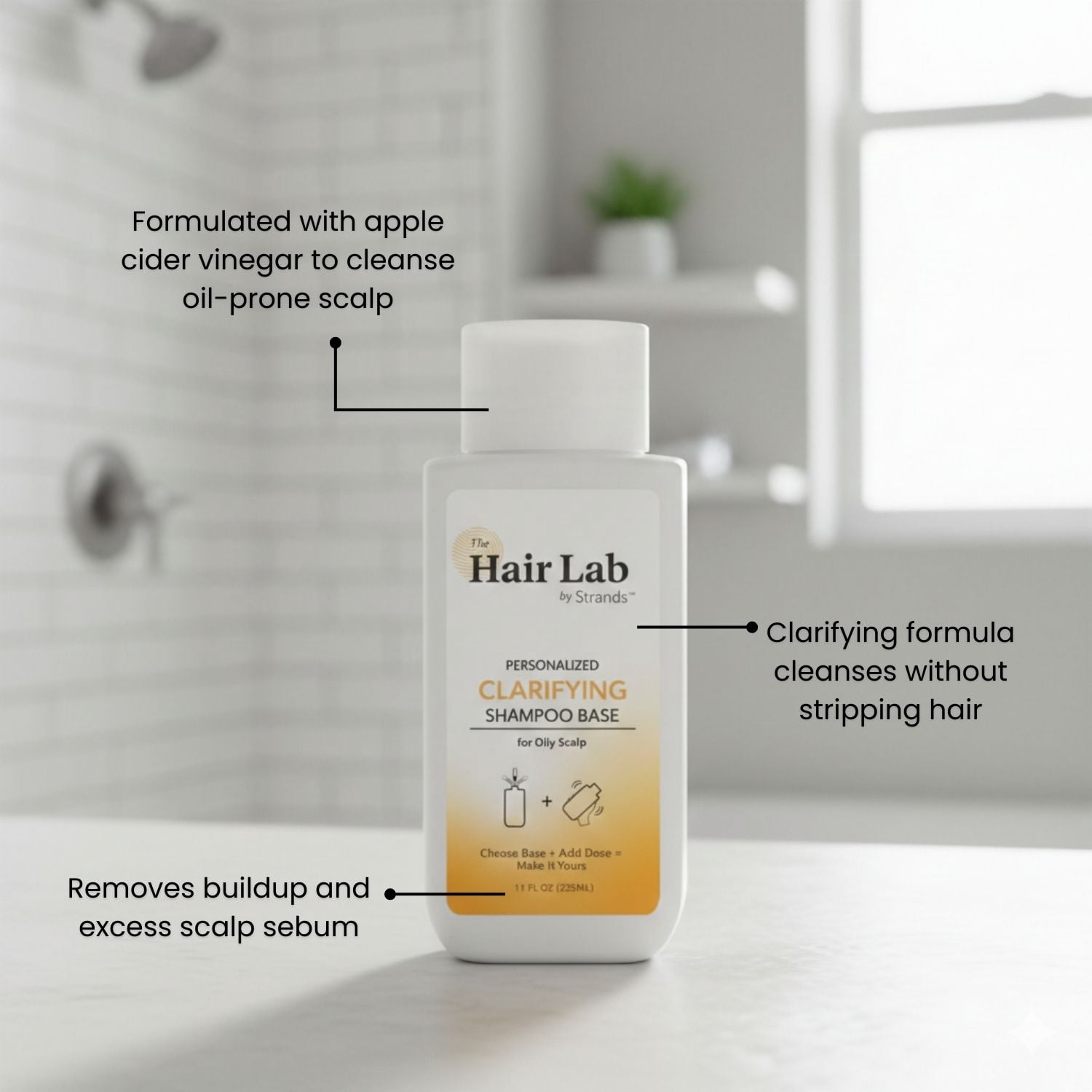 The Hair Lab Clarifying Shampoo with Apple Cider Vinegar for Oily