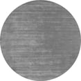 thumbnail image 1 of Ahgly Company Indoor Round Abstract Gray Contemporary Area Rugs, 7' Round, 1 of 1