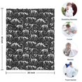 thumbnail image 4 of Black Cartoon Dinosaurs Fossils Pattern Blanket,Comfortable Soft Flannel Throw Blanket,All Season,Warm Lightweight Blankets for Sofa Bed Couch Living Room Chair,30"x40", 4 of 4