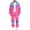 Hot Pink, variant on Men Retro Track Suit Zip Jacket Jogger Pants Throwback Party Daily Outfit Color Block 2-Piece