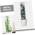 thumbnail image 4 of Lssam Garden Trellis, Rustproof Metal Climbing Plant Support, Outdoor Indoor Use for Potted Plants, 19.6 Inch Vine Obelisk Structure, 1 Pack, 4 of 9