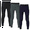 Black/Gray/Navy, variant on Essenclo Boys Compression Pants and Youth Athletic Shirts Set 3 or 4 Piece Base Layer Gear for Kids Sports, Football, Soccer
