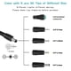 thumbnail image 4 of Fuente de alimentación 24 V DC 1A con cable de alimentación para tira de luz LED CCTV, 4 of 8