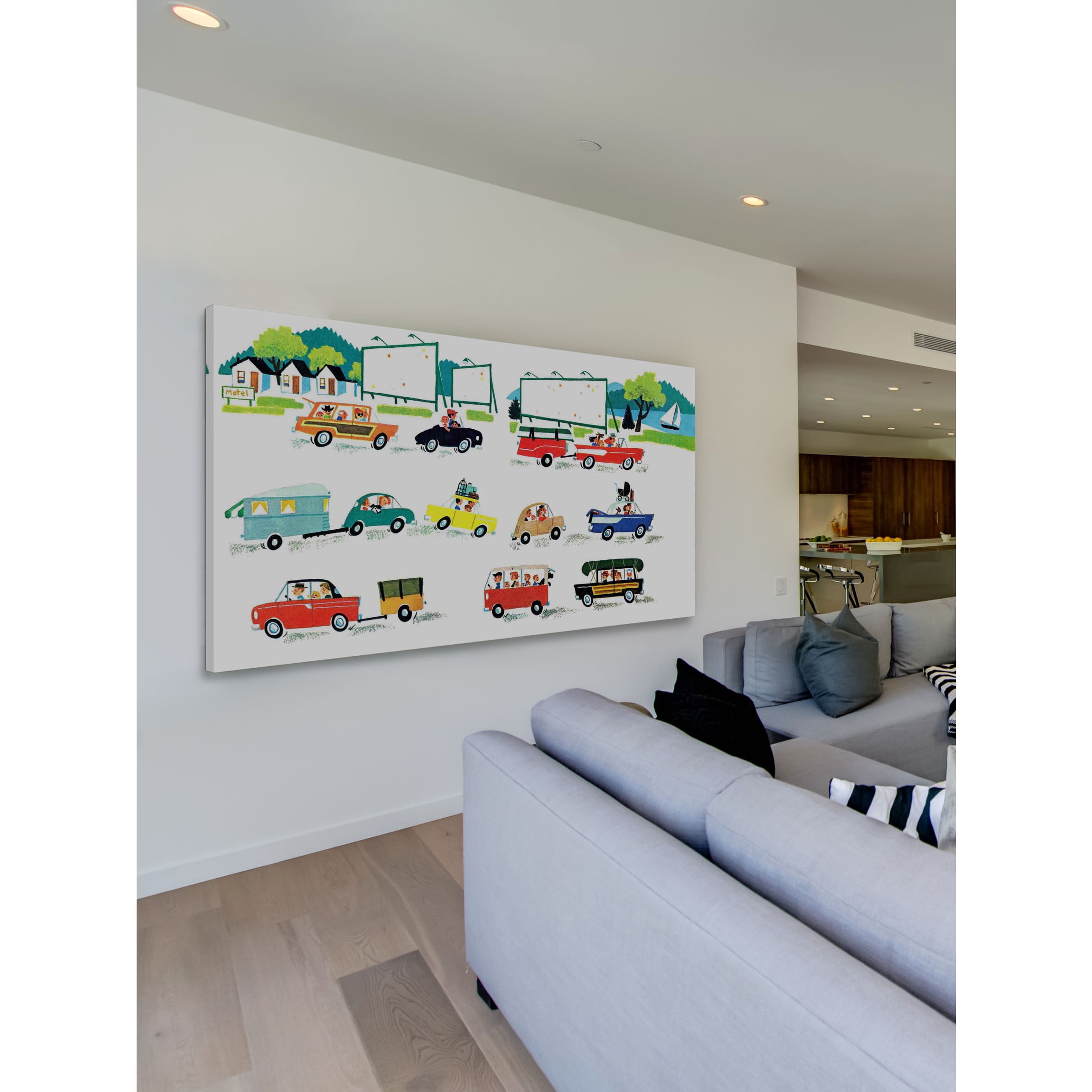 Marmont Hill Inc Marmont Hill - To Everywhere Painting Print on Canvas - Multi-color