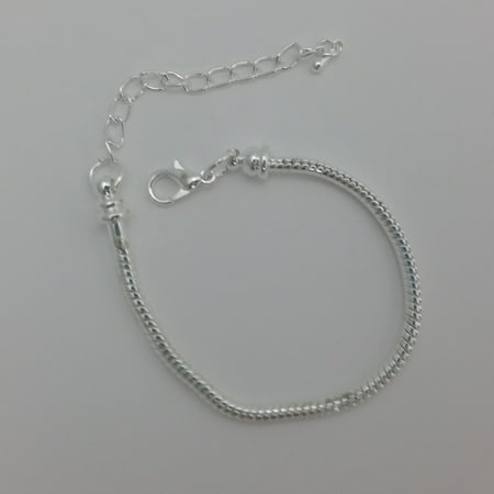 Platinum Plated Charm - 1 Bracelet - 6
