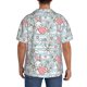 thumbnail image 3 of Fotbe Cute Rabbit And Heart Camisa Estampada de Manga Corta para Hombre, Casual de Verano, Estilo Playero, Sin Arrugas-XX-Large, 3 of 5