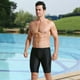 thumbnail image 4 of Traje de baño para hombre, de secado rápido, respetuoso con la piel, fino, transpirable, para nadar, bucear, montar, negro, longitud de 45cm/17,7 pulgadas, 4 of 8