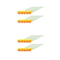 thumbnail image 3 of Kearding 10X plantas de imitación decoración de jardín Calla decoración de boda nupcial vacaciones calcomanía flor Artificial DIY Prop Type2 NO2, 3 of 6
