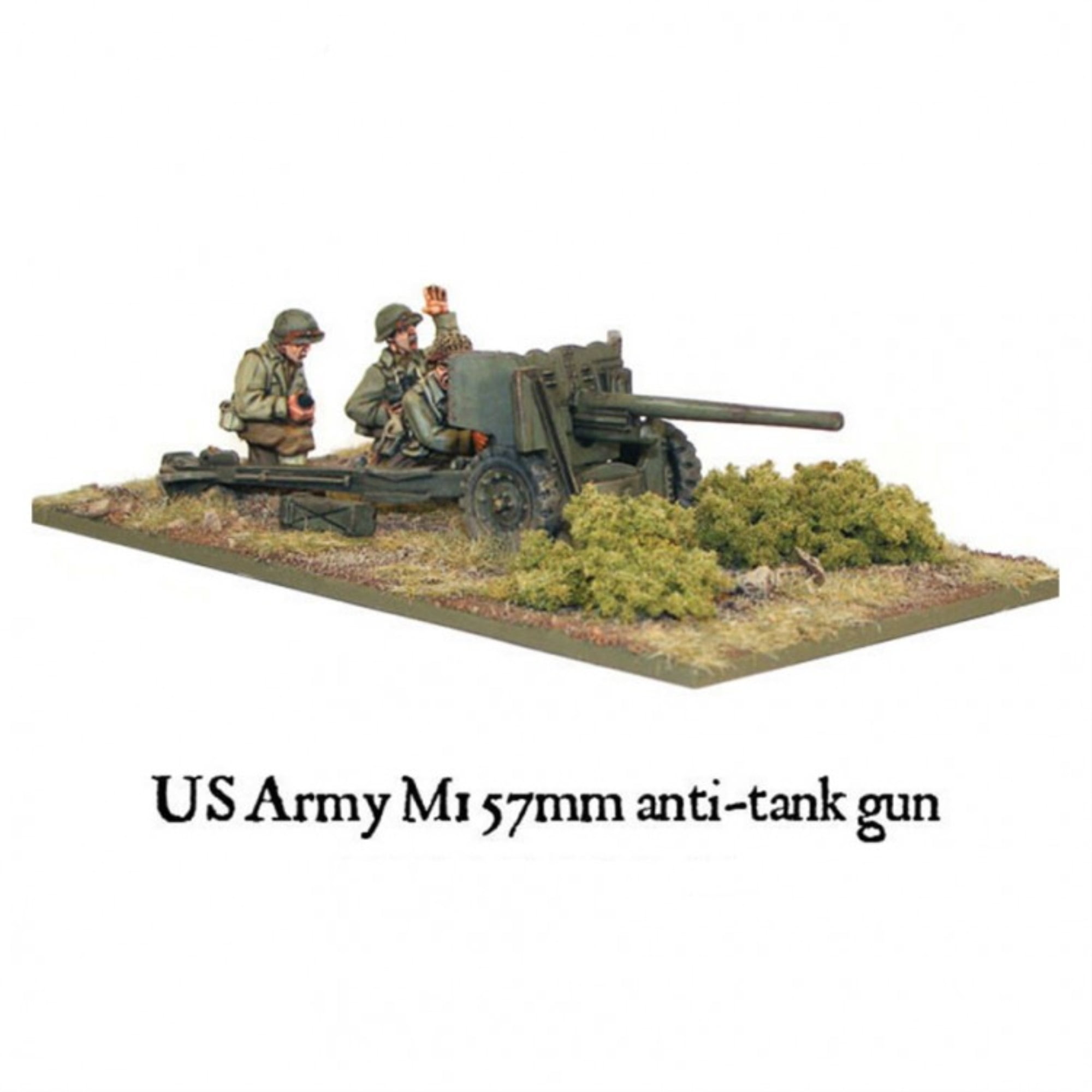 Warlord Games Bolt Action World War 2 Us Army M1 57mm Anti Tank Gun Ww2 