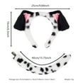 thumbnail image 2 of Hat for Women Winter Hat Puppy Ears Headband Tail for Halloween Puppy Dress Up, 2 of 2